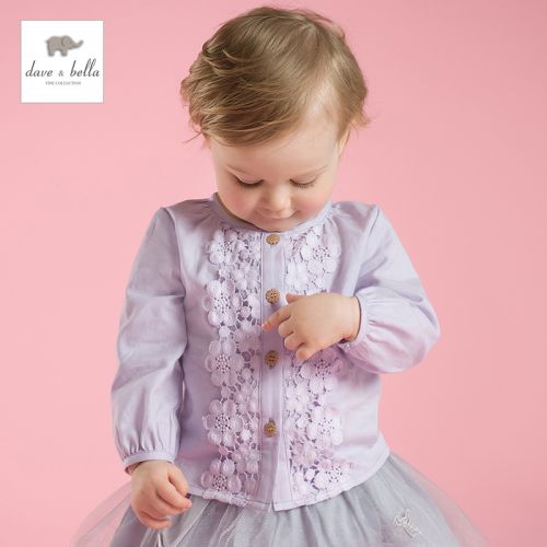 Chemise fille DAVEBELLA à manche longue - Ref 2088640