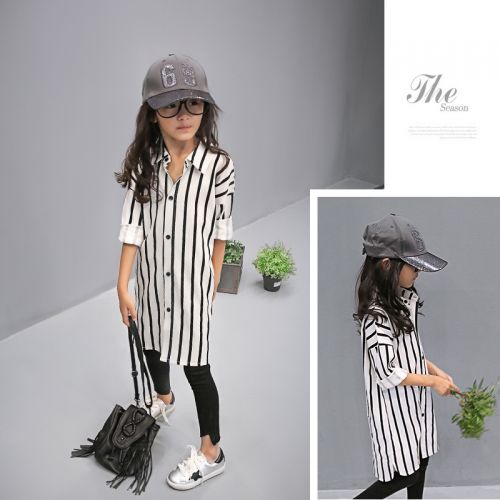 Chemise fille à manche longue - Ref 2088648