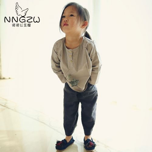 Chemise fille NNGZ à manche longue - Ref 2088657