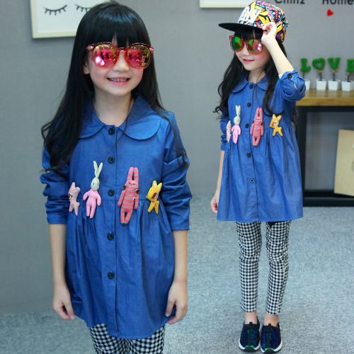 Chemise fille à manche longue - Ref 2088705