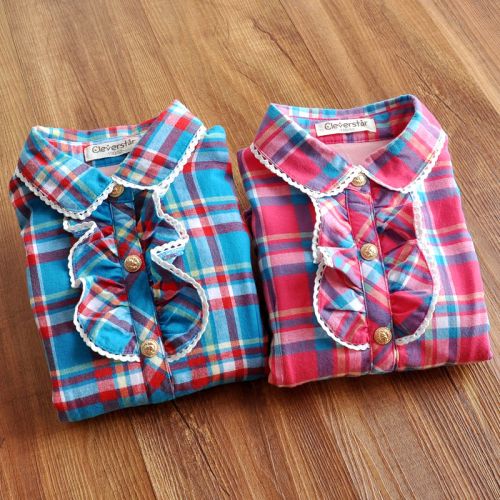 Chemise fille à manche longue - Ref 2088708
