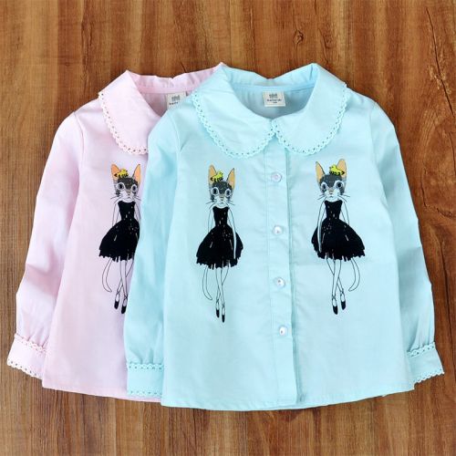 Chemise fille à manche longue - Ref 2088710