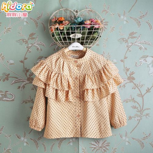 Chemise fille KIDORA à manche longue en Toile de coton - Ref 2088722