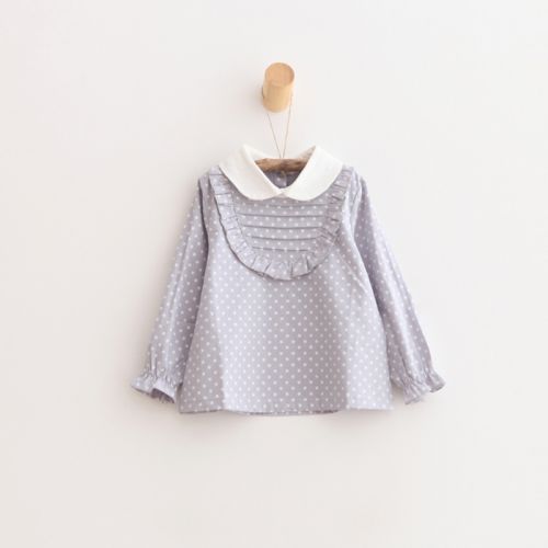Chemise fille à manche longue - Ref 2088746