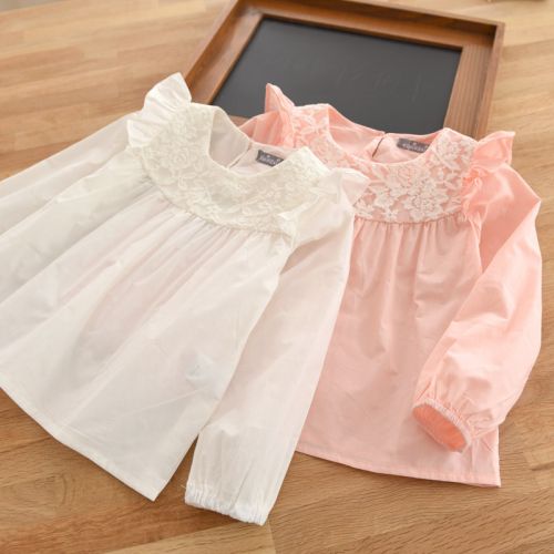 Chemise fille à manche longue - Ref 2088751
