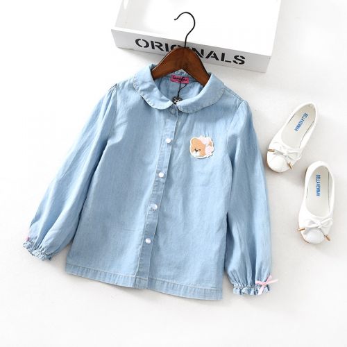 Chemise fille à manche longue - Ref 2088752