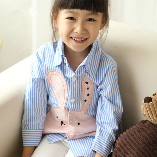 Chemise fille à manche longue - Ref 2088782