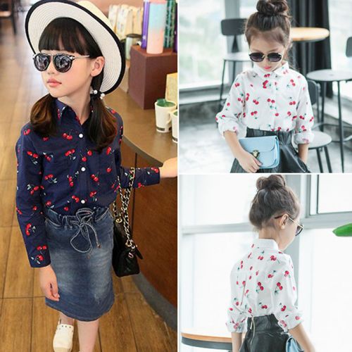 Chemise fille à manche longue - Ref 2088783