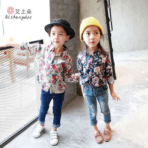 Chemise fille à manche longue - Ref 2088792