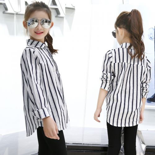 Chemise fille à manche longue - Ref 2088797