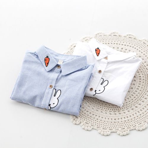 Chemise fille à manche longue - Ref 2088799