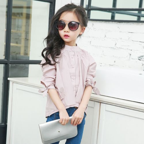 Chemise fille à manche longue - Ref 2088805