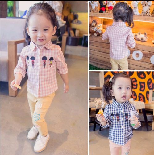 Chemise fille à manche longue - Ref 2088808
