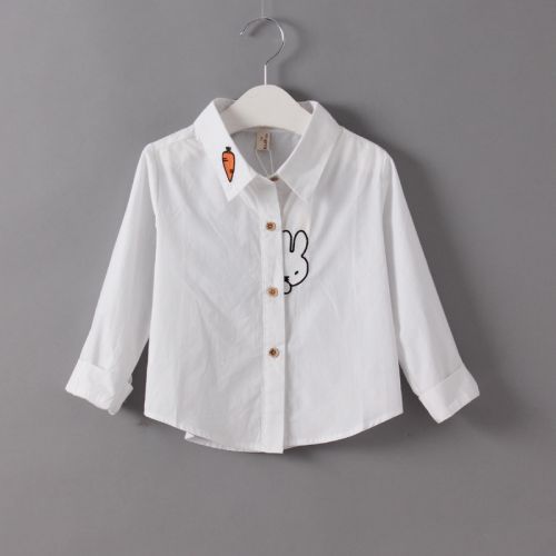Chemise fille à manche longue - Ref 2088811