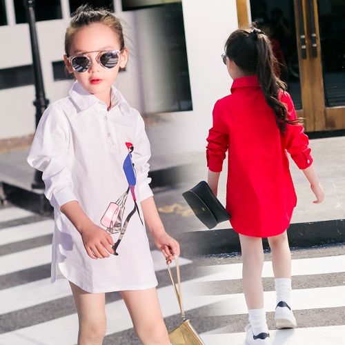 Chemise fille à manche longue - Ref 2088822