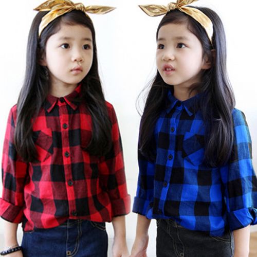 Chemise fille à manche longue - Ref 2088828