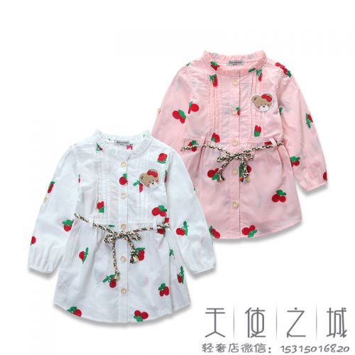 Chemise fille à manche longue - Ref 2088845