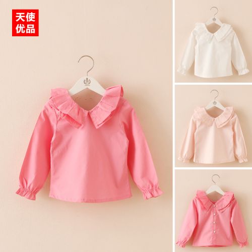 Chemise fille à manche longue - Ref 2088869