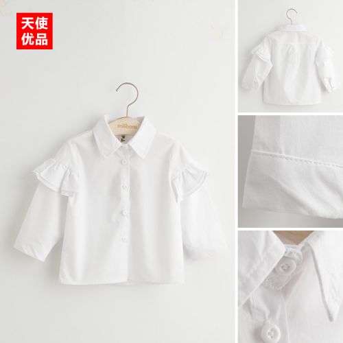 Chemise fille à manche longue - Ref 2088871