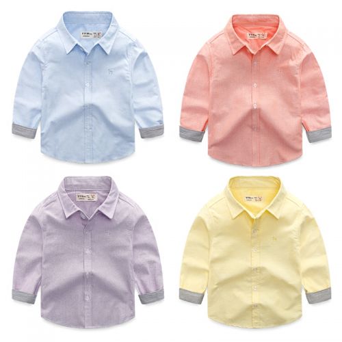 Chemise garçon à manche longue - Ref 2072732