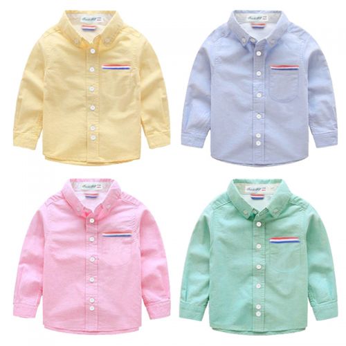 Chemise garçon à manche longue - Ref 2072760