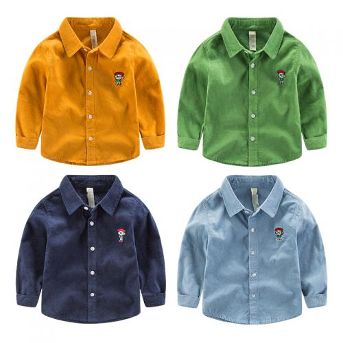 Chemise garçon à manche longue - Ref 2072763