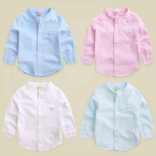 Chemise garçon à manche longue - Ref 2072789