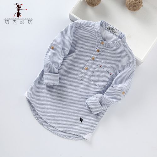 Chemise garçon à manche longue - Ref 2072828