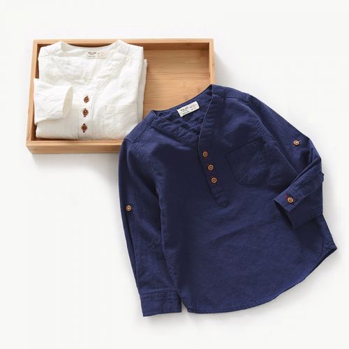 Chemise garçon à manche longue - Ref 2072840