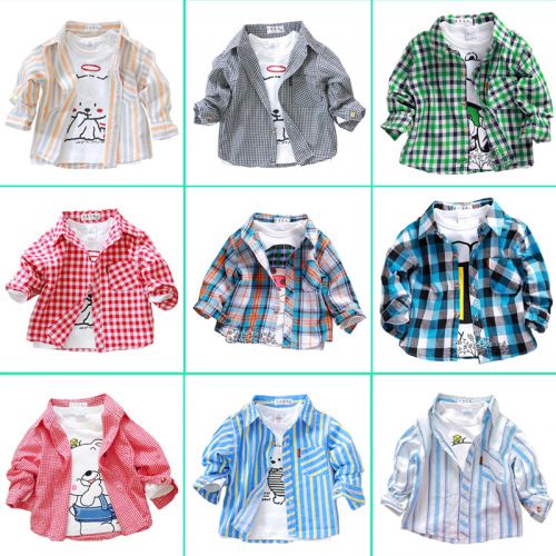 Chemise garçon MOON KIDS à manche longue - Ref 2072852