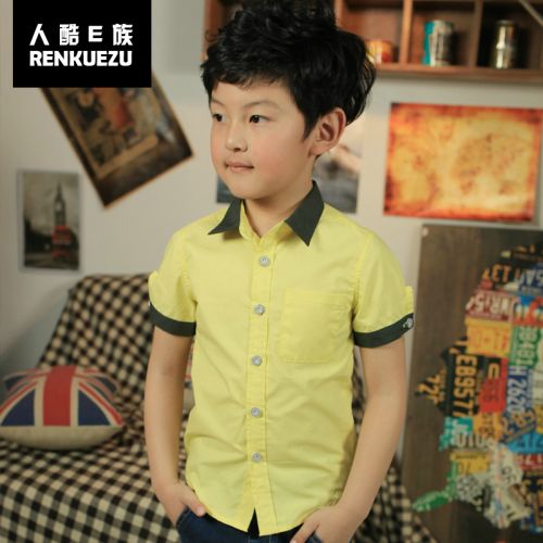 Chemise garçon à manche courte - Ref 2072953