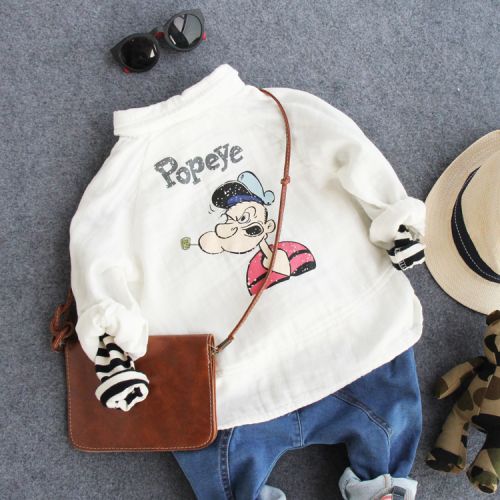 Chemise garçon à manche longue - Ref 2072987