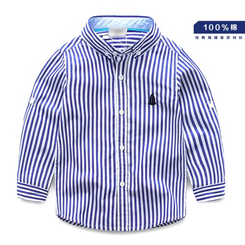 Chemise garçon à manche longue - Ref 2072996