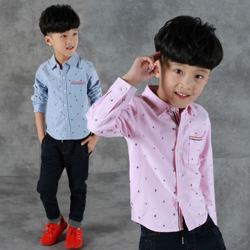 Chemise garçon MNOLLBY à manche longue - Ref 2073002