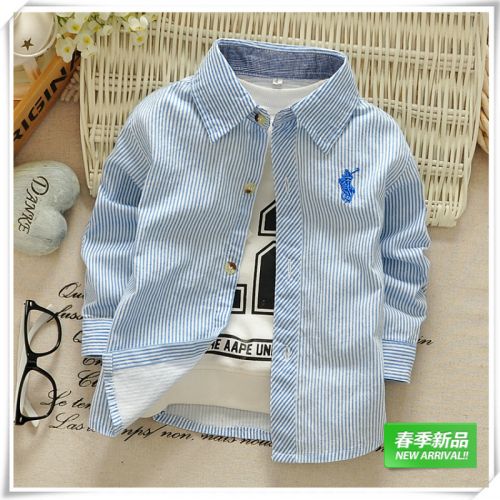 Chemise garçon à manche longue - Ref 2073014