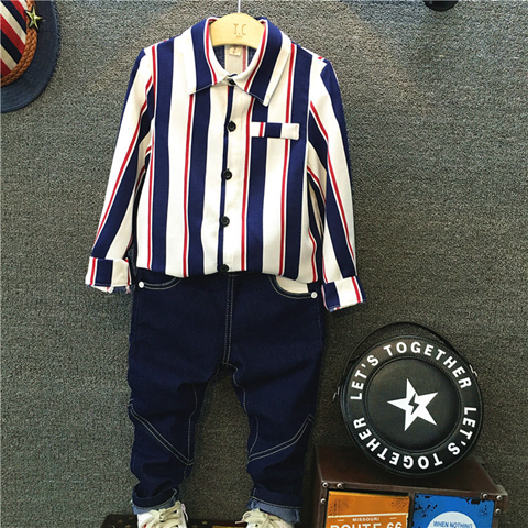 Chemise garçon à manche longue - Ref 2073082