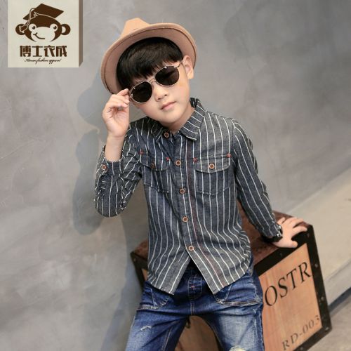 Chemise garçon à manche longue - Ref 2073085