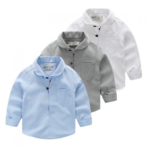 Chemise garçon à manche longue - Ref 2073096