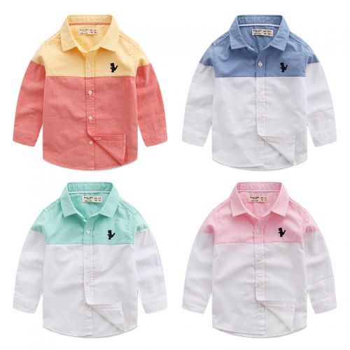 Chemise garçon à manche longue - Ref 2073134