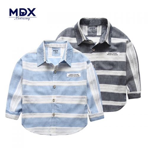 Chemise garçon à manche longue - Ref 2073157