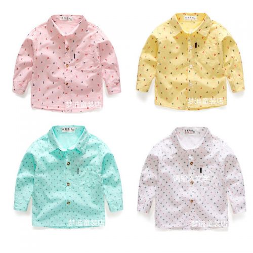 Chemise garçon à manche longue - Ref 2073175