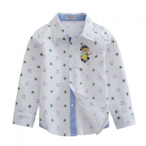 Chemise garçon à manche longue - Ref 2073216