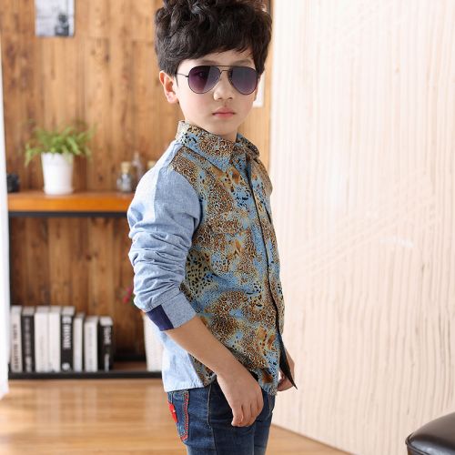 Chemise garçon à manche longue - Ref 2073254