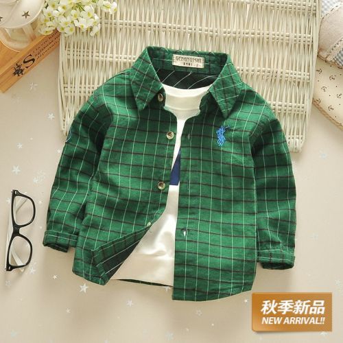 Chemise garçon à manche longue - Ref 2073287