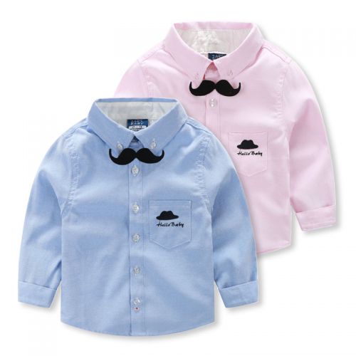 Chemise garçon à manche longue en Toile de coton - Ref 2073298