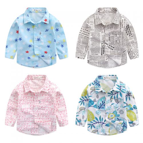 Chemise garçon à manche longue - Ref 2073299