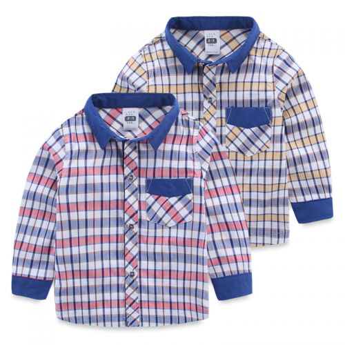 Chemise garçon à manche longue en Toile de coton - Ref 2073301