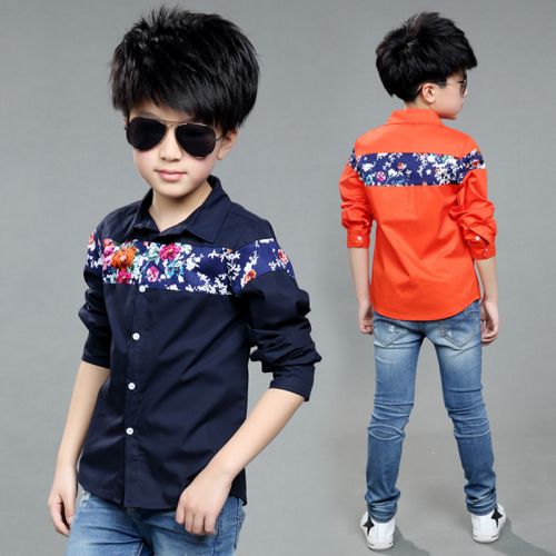 Chemise garçon à manche longue - Ref 2073308