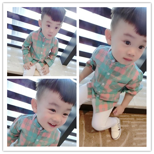 Chemise garçon à manche longue - Ref 2073313