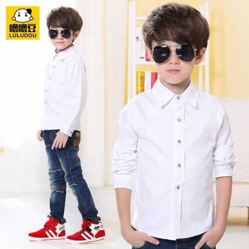 Chemise garçon à manche longue - Ref 2073318